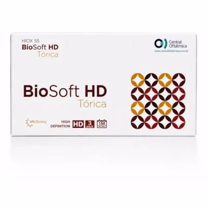 Caixa BioSoft HD Tórica vista de frente