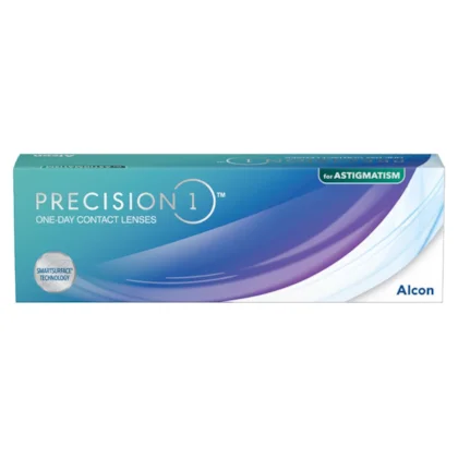 Caixa das lentes de contato diárias PRECISION1 for Astigmatism da Alcon
