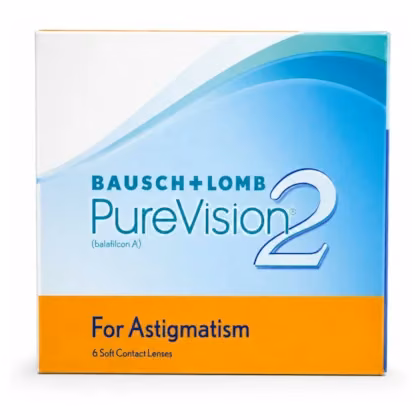 Caixa frontal das lentes PureVision 2 para Astigmatismo com 6 lentes