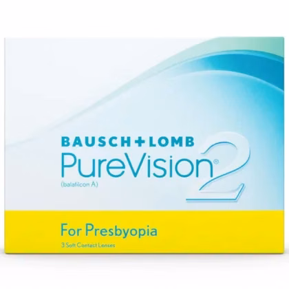 Caixa das lentes de contato PureVision 2 Multifocal